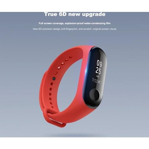 1 2 5 pcs/Lot for Xiaomi Mi Bands 3 Smart Wristband Screen Protector Ultrathin Soft HD Anti-Scratch Protective Film Cover