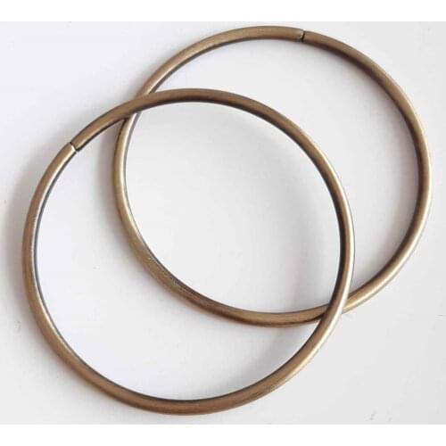 11 cm antique color metal bag handle