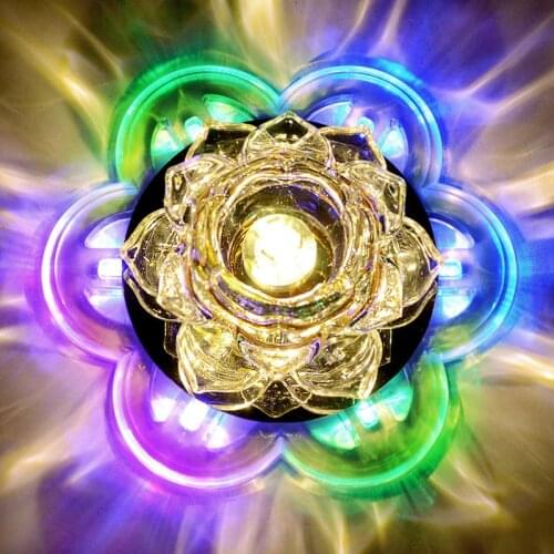 3W ceiling lights modern crystal lights living room bedroom Aisle corridor glare lighting glass ceiling lamps