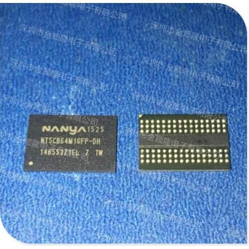 5pieces NT5CB64M16FP-EK 1Gb SDRAM DDE3 NT5CB64M16
