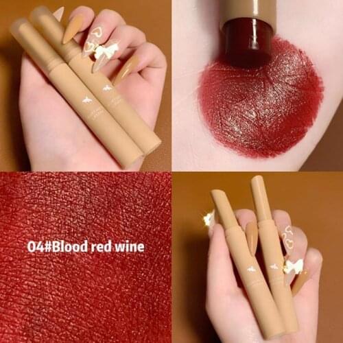 Velvet Matte Liquid Lipstick Waterproof Lip gloss Long Lasting Moisturizing Lip Glaze Women Red Lip Tint Lipstick Pen TSLM1