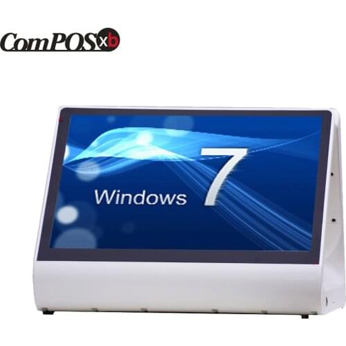 Affordable 12-inch dual POS system cash register touch all in one pc pos machine for restaurant and retail industry