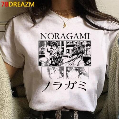 Noragami Yato t shirt clothes female print harajuku kawaii 2021 couple t shirt top tees ulzzang graphic tees women