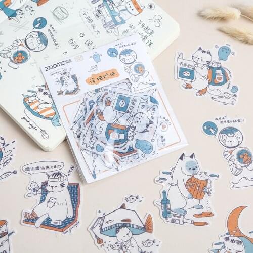 Creative Kawaii Girl Stickers Bag Cute Cartoon Decoration Handbook Paper Sticker DIY Diary Stationary Sticker Supplies 06573