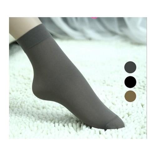 6 Pairs/lot Women Thicken Velvet Transparent Socks Classic Deodorant for Women Fashion Tube Sock Girls Disposable Ankle Socks