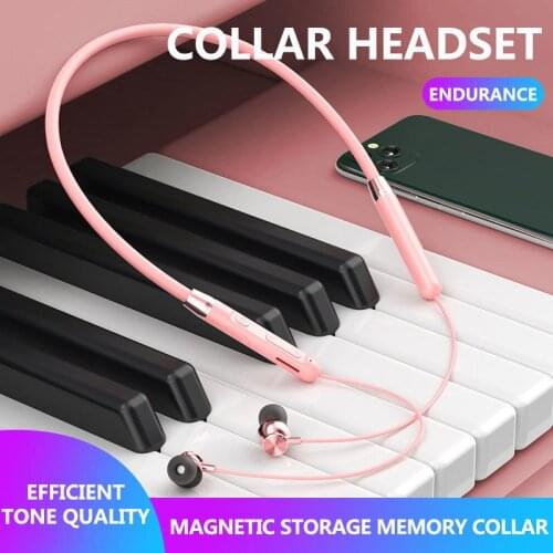 New Bluetooth Headset Sports Magnetic Stereo Sports Waterproof Earbuds Wireless In-ear Headphones With Microphone For IPhone