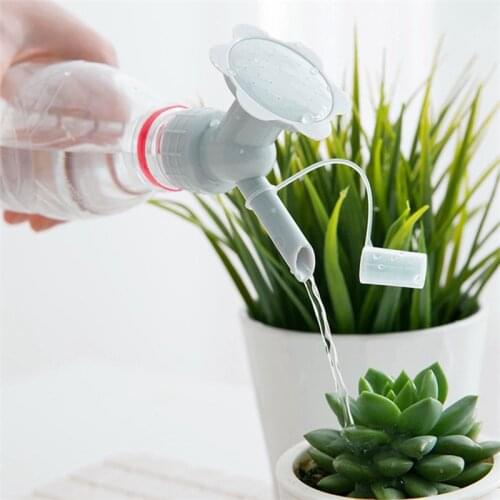 2 In 1 Plastic Sprinkler Nozzle For Home Garden Pot Watering Flowers Portable Gardening Tool Potted Plant Water Sprinkler