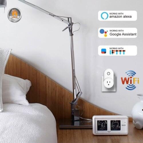 AU US JP UK EU WIFI Smart Socket 10A Plug Wall Outlet Remote Smart Home Electrical Outlet APP Alexa Google Home IFTTT