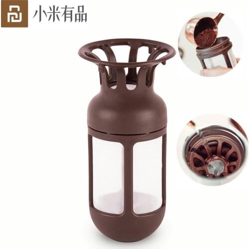 Youpin Kiss Fish Coffee Filter Travel Mug Smart Coffee Tumbler Vacuum Insulation Bottle Accessories Tea Filter Container