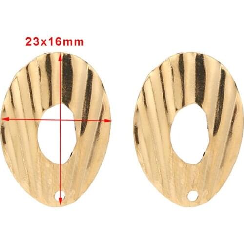 20pcs Stainless Steel Gold Earrings Blank with Earring Hook Cabochon Settings Tray Fit for DIY Jewelry Making Earring