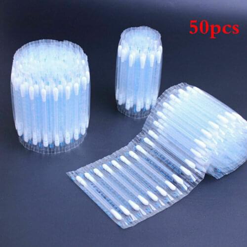 50XDisposable Medical Alcohol Stick Disinfected Cotton Swab Care Tool Aid Kit