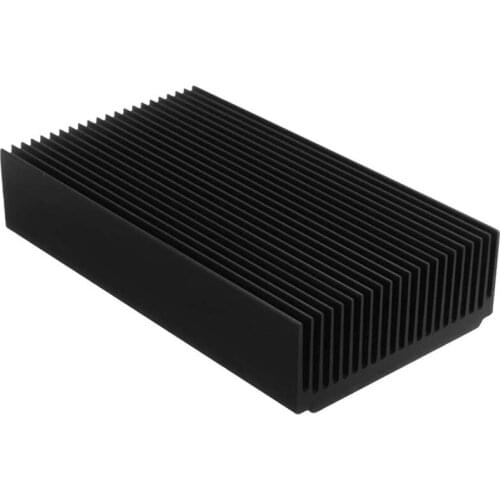 Aluminum Large Heatsink 4.72 x 2.72 x 1.06 Inch /120 x 69 x 27 mm Heat Sink Cooling Black Oxide Radiator 22 Fin