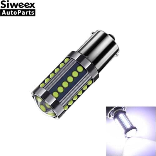 1 Pcs 1156 BA15S 1157 BAY15D Car 36 COB SMD LED Tail Brake Lamp 7440 7443 3156 3157 White Backup Reversing Lights Parking Bulbs