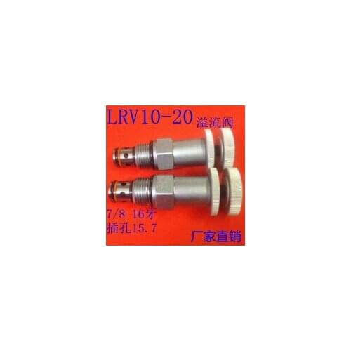 Hydraulic Cartridge Valve Power Unit Throttle Overflow Threaded Cartridge Valve Check Valve LRV10-20