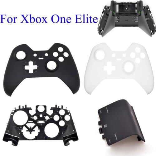 YuXi Original Housing Shell For Xbox One Elite Controller Front Up Case Back Cover battery cover Middle frame