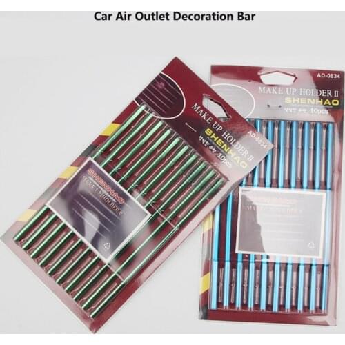 Car Air Outlet Decoration Strip Electroplate Car Decoration Strip Car Styling For Lada kalina granta priora niva largus samara