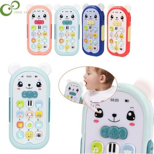 Baby and Children Toy Mobile Phone Simulation Girl Smart Princess Music Phone Bilingual can Bite WYW