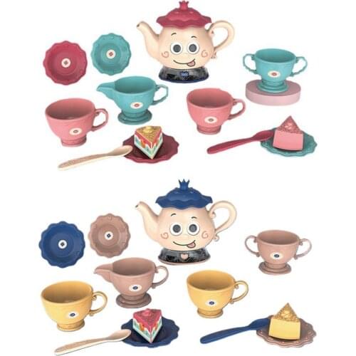 Simulation Teapots Lighting Sound Effect Role-playing ABS Pretend Play Tea Set Toy Children Education Toys For Kids Gift