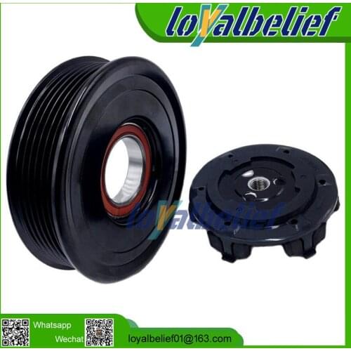 Auto AC Air Conditioning Compressor Clutch Assembly Kit 7SEU17C PV6 For BMW 7-Series E65 E66 E67 730i 730Li 64526956715 6918753