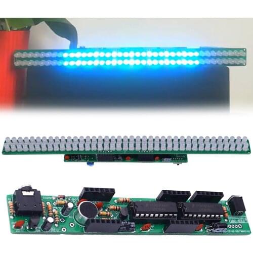 DC 3-12V LED Audio Spectrum Analyzer DIY Kit Music Audio Display Speaker Level Indicator Suite Electronics Soldering Practice