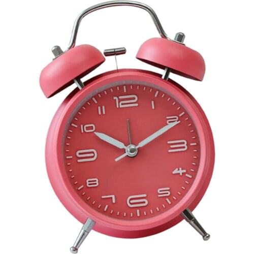 Classic Style Wind Up Mechnical Alarm Clock Analog Mechanical Bell