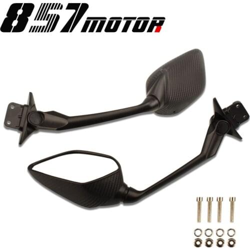 Motorcycle Carbon fiber Mirrors Side mirror For Yamaha TMAX 530 Rearview mirror T-MAX 530 TMAX530 View Side Mirror 2015-2018