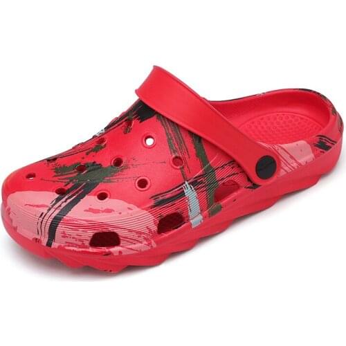 New Summer Breather Shoes Men Sandals Couple Beach Size 36-45 Slippers Clogs Women Sneaker Clogs Jelly Sandalias Zapatos Hombre