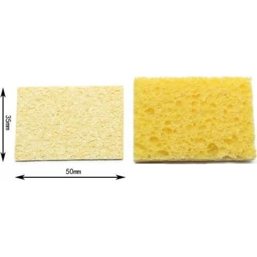 20/5Pc Soldering Iron Sponge Cleaning Welding Station Cleaner Enduring Temperature Electric Iron Welding Reapir Tool Blue Sponge