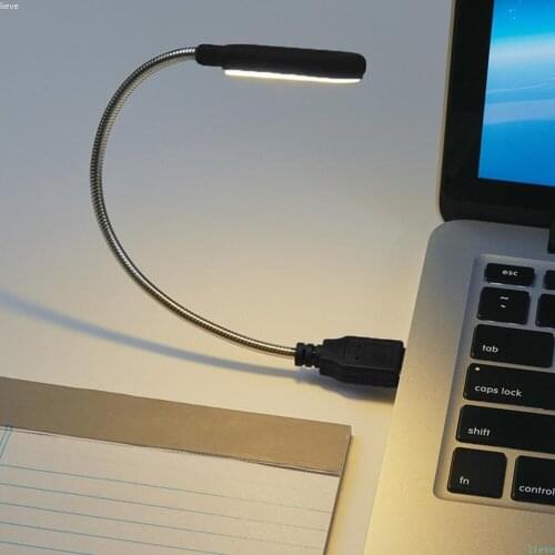 Mini Portable USB LED Book Light Ultra Bright Reading Book Lamp Lights For Laptops Notebook Computer PC For Students Worker