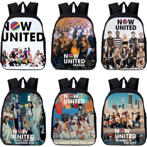 Fashion 3D Print Now United Backpack Boys Girls Anime Schoolbags Unisex 12/16inch Laptop Bookbag UN Team Better Album Travelbags