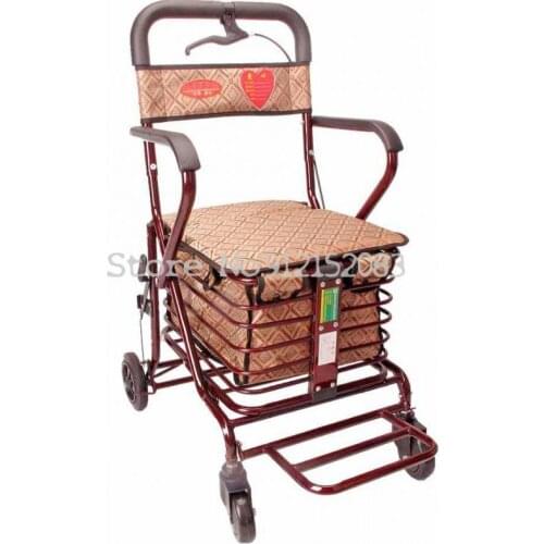 Elderly Trolleys, Shopping Carts, Grocery Shopping Carts, Old People With Wheels, Push Chairs, Can Sit On Folding Trolleys