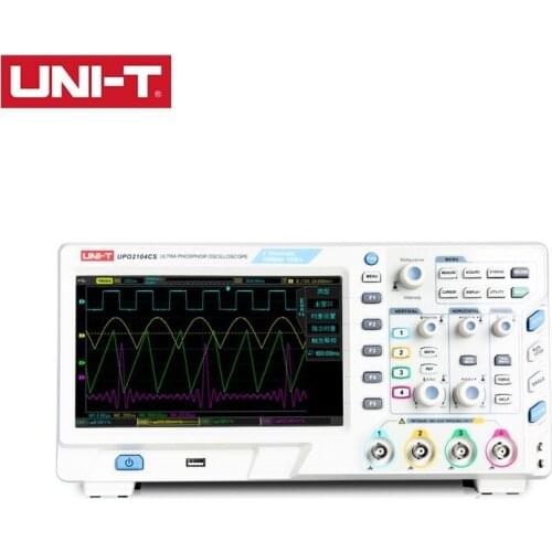 UNI-T UPO2104CS Ultra Phosphor Oscilloscope 4 Channels 100 MHz Bandwidth 1GSa/S 50,000wfms/s Memory Depth 32Mpts USB Interface