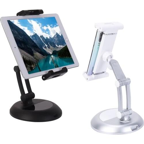 Universal Desktop Phone Stand Tablet Holder for 5"-12" Table Cell Phone Tablet Mount Stand