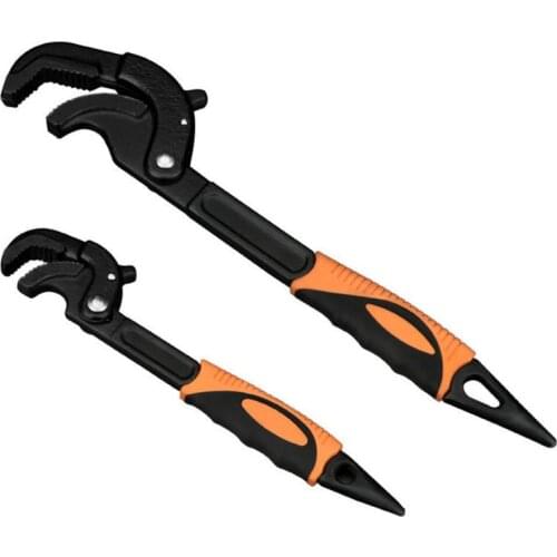 14-30 / 30-60mm Universal Key Pipe Wrench Open End Spanner Set High-carbon Steel Snap N Grip Tool Plumber Multi Hand Tool