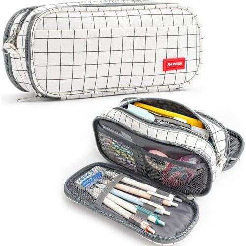 Large capacity pencil case boys school supplies office supplies Cloth student stationery girls storage bag stationery bags050052