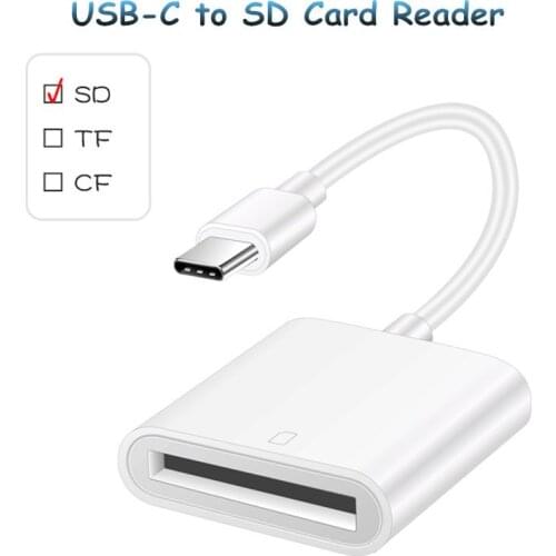 High Speed USB-C To SD Card Reader OTG Type-C Memory Card Adapter For SD Card Needn't APP For Xiaomi Samsung Macbook Pro
