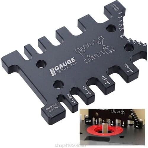 High Precision Tenon Caliper Meter Card Metric Imperial Carpentry Router Saw Table Machine Tool N19 20 Dropshipping