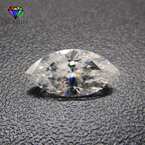 1.5x3mm to 7x14mm Marquise Shape DF GH IJ Color White Sic Material Moissanites Loose Gem Stone