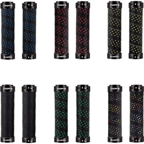 1 Pair MTB Road Bicycle Handlebar Cover Grips Soft Anti-skid Shock Absorption Ultralight Cycling Handlebar Grips