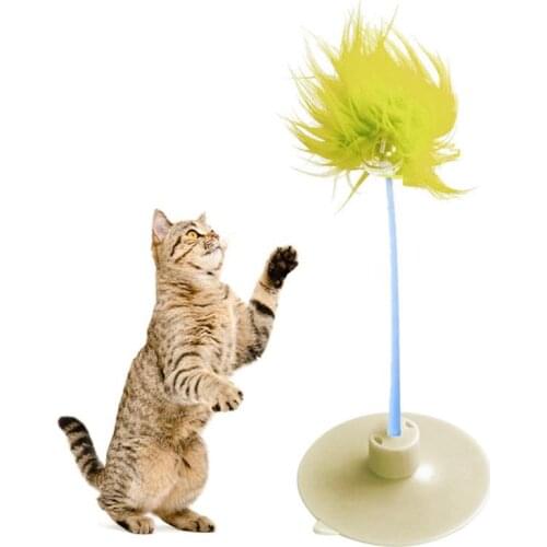 1pc Cat Teaser Wand Creative Detachable Bell Decor Funny Cat Feather Toy Cat Training Toy Pet Supplies Cat Favors Dropshipping