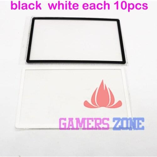 20PCS Black and White Top LCD Screen Frame Surround Protector Cover For Nintendo 2DS Replacement