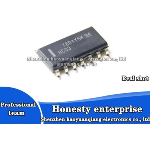 5PCS Genuine original SN74HC03DR HC03 chip SOP14 four two-input NAND gate logic chip