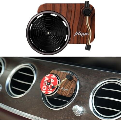 Car Vent Retro Record Player creative design Air Fresh Clips Perfume Vent Outlet Diffuser Auto Decor car perfume air freshener