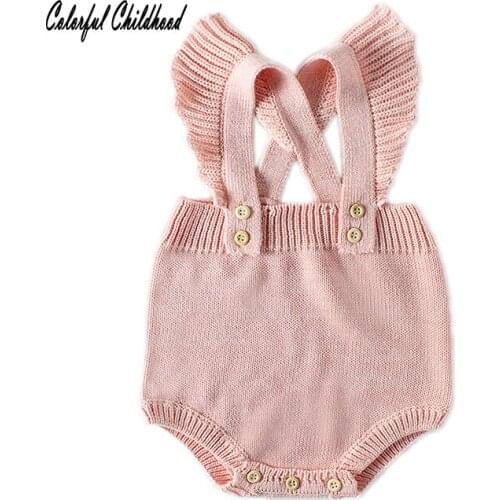 Toddler Infant Newborn Baby Bodysuit Kids Long Butterfly Sleeve Sweet Outfits Spring New Born Baby Princess Girl Body clothes