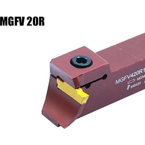 CNC Cutting Tool Bar Type 7 Face Grooving Tool Holder MGFV R220 320 420 MGFV220R10 20-36 MGFV320R10 80-160 Spring Steel Holder