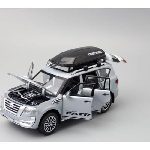 New product 1:32 alloy pull back PATROL SUV car model,6-door simulation sound light toy,childrens collection gift,free shipping