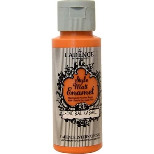 Cadence Style Mat Enamel Glass Paint 340-Bal Loofah 59ml (Porcelain