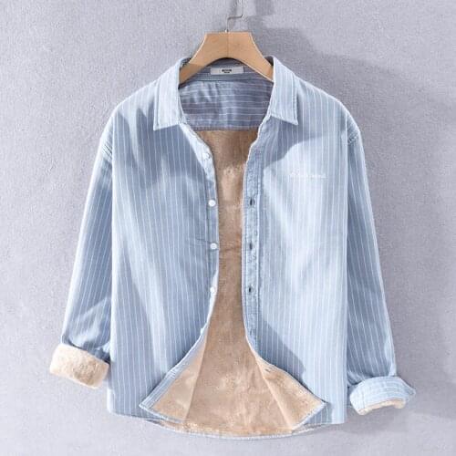 Suehaiwes style Italy brand long sleebe stripe men shirt 100% cotton black shirts for men fashion autumn shirt mens camiseta