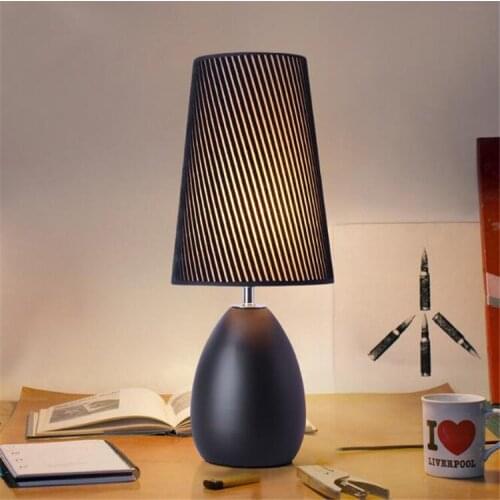 Table lamps for bedside dessers modern style classic design and base E27 can choose halogen bulbs or incandescent bulbs or LED