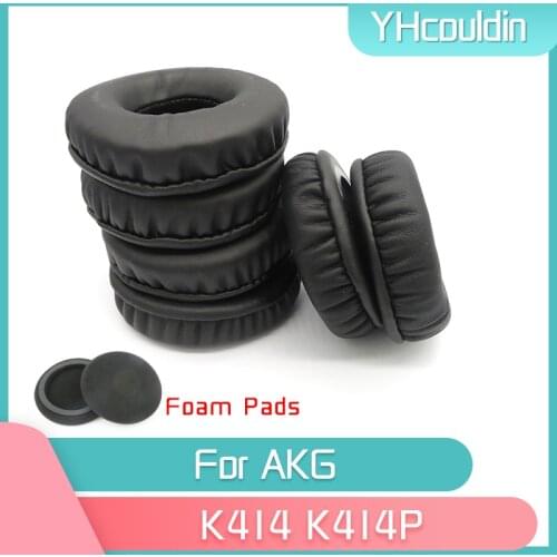 YHcouldin Earpads For AKG K414 K414P Headphone Accessaries Replacement Wrinkled Leather